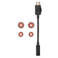JBL Quantum 50C In-Ear Wired Gaming Headphones With USB-C Adapter