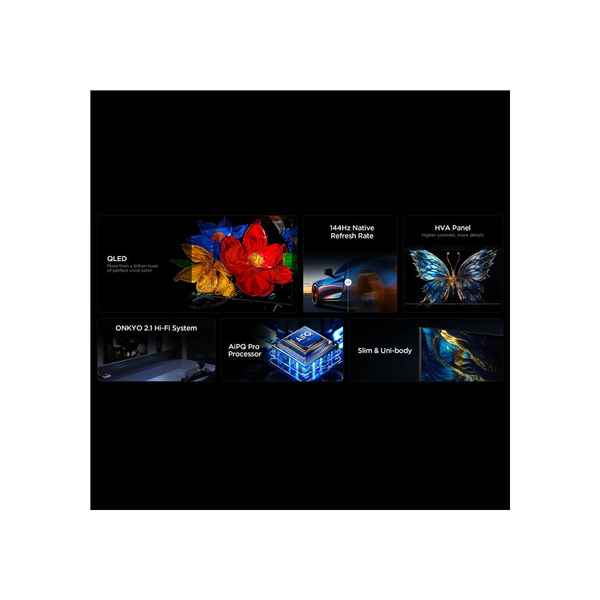 TCL 85" 85P8K QLED Google TV 144Hz