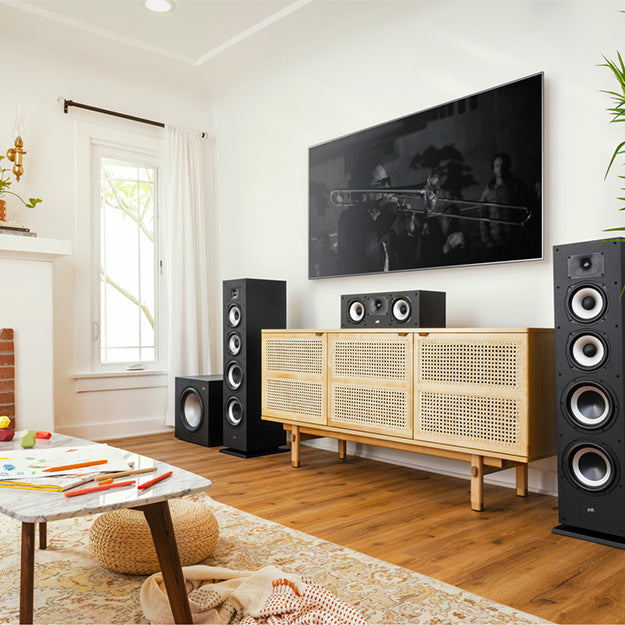 Polk MXT60 5.1 System Bundle With Denon AVRS670H Network AV Receiver - Black