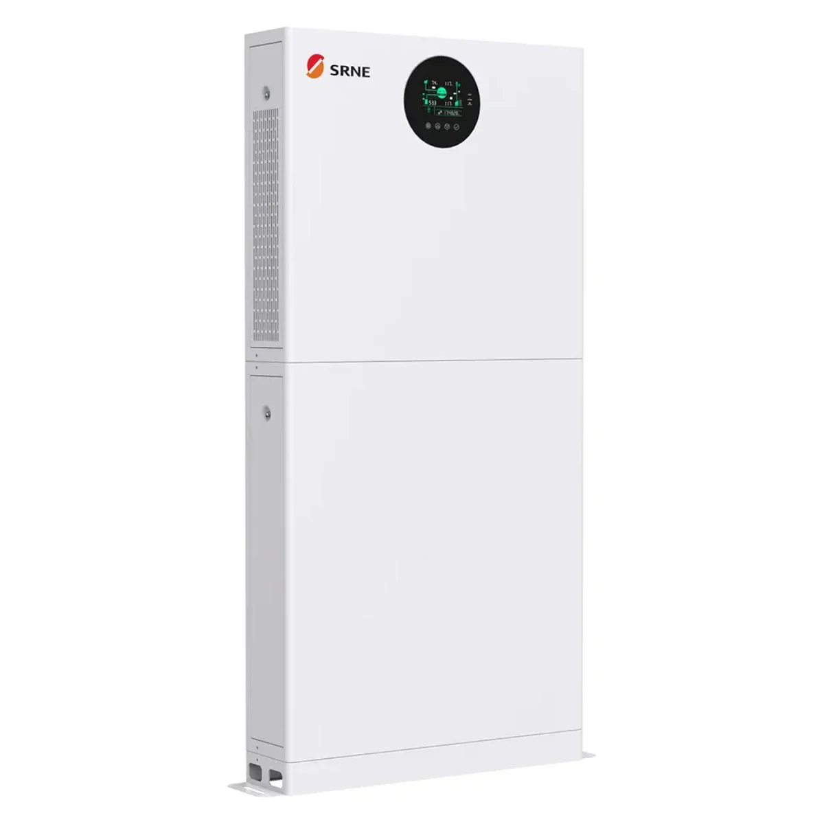 SRNE All-In-1 Vertical Energy Storage System with 5kW Inverter and 5.12kWh Battery