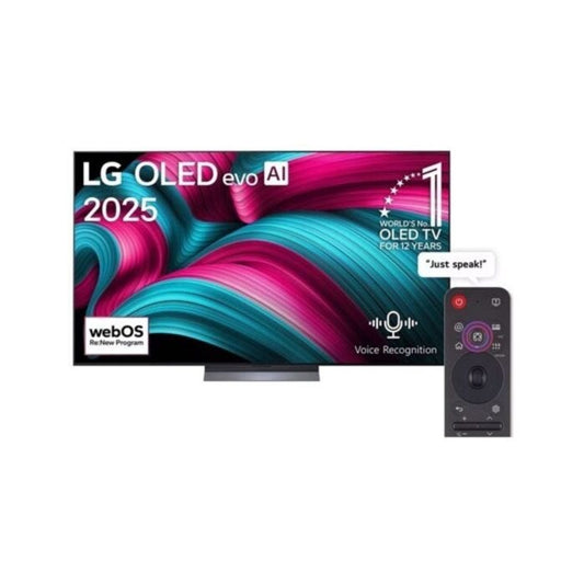 LG 77" OLED77C5 EVO AI 4K 144Hz Smart TV