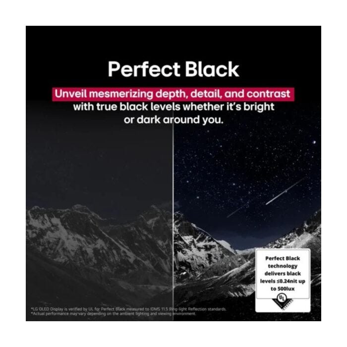 LG OLED55C5 55" OLED Evo AI 4K 144Hz Smart TV
